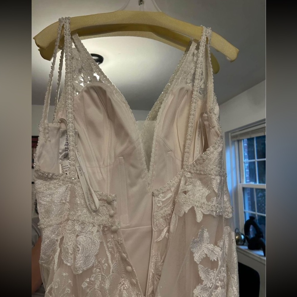 Floral bridal dress